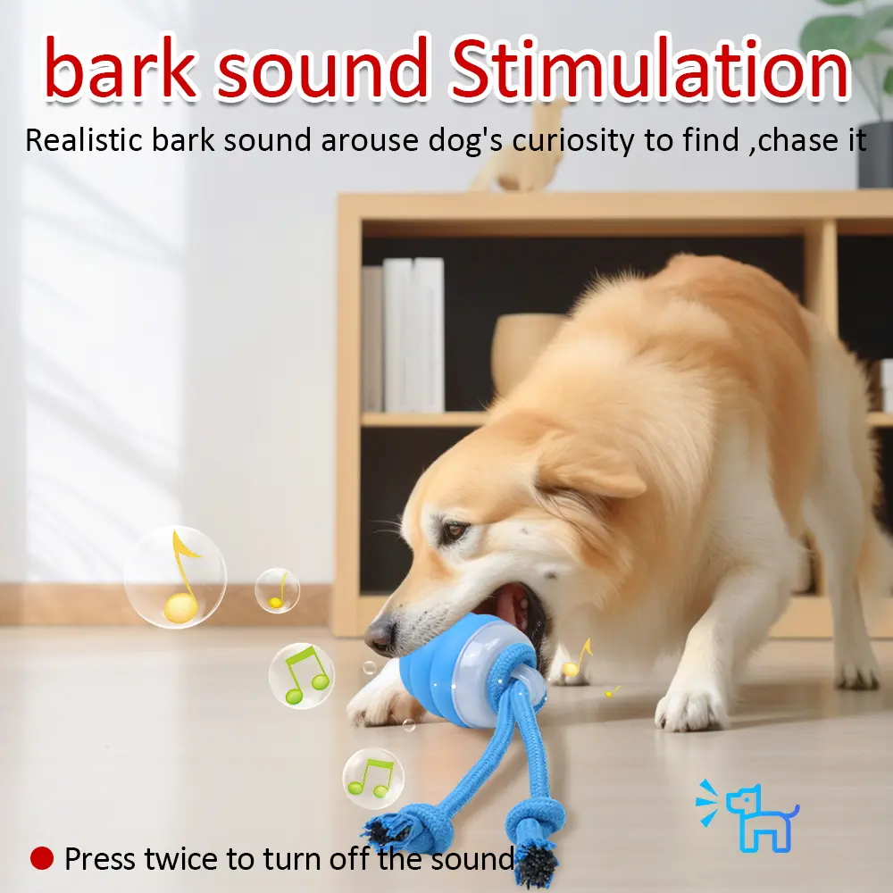 Electric Toy Ball Built-in Dog Leash Suitable For Small And Medium-sized Dogs
