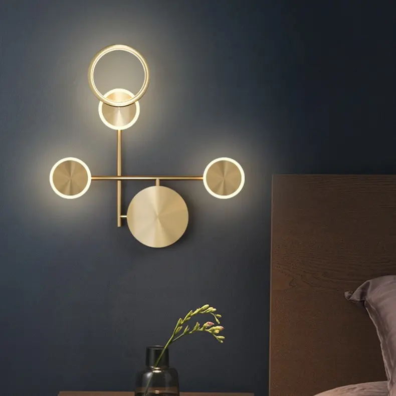Creative Bedroom Bedside Lamp Modern Minimalist Wall