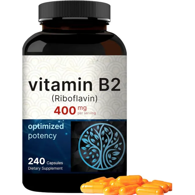 Vitamin B2 Capsule 60 Capsules 240 Grains - Shop at LoveMi