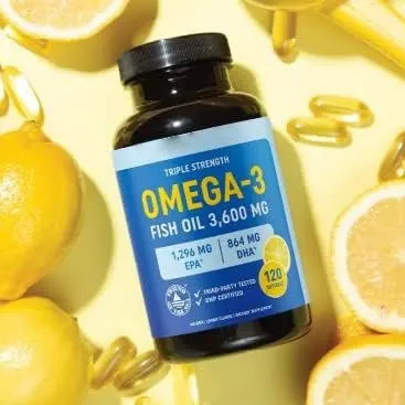 Fish Oil Soft Capsule Lemon Flavor