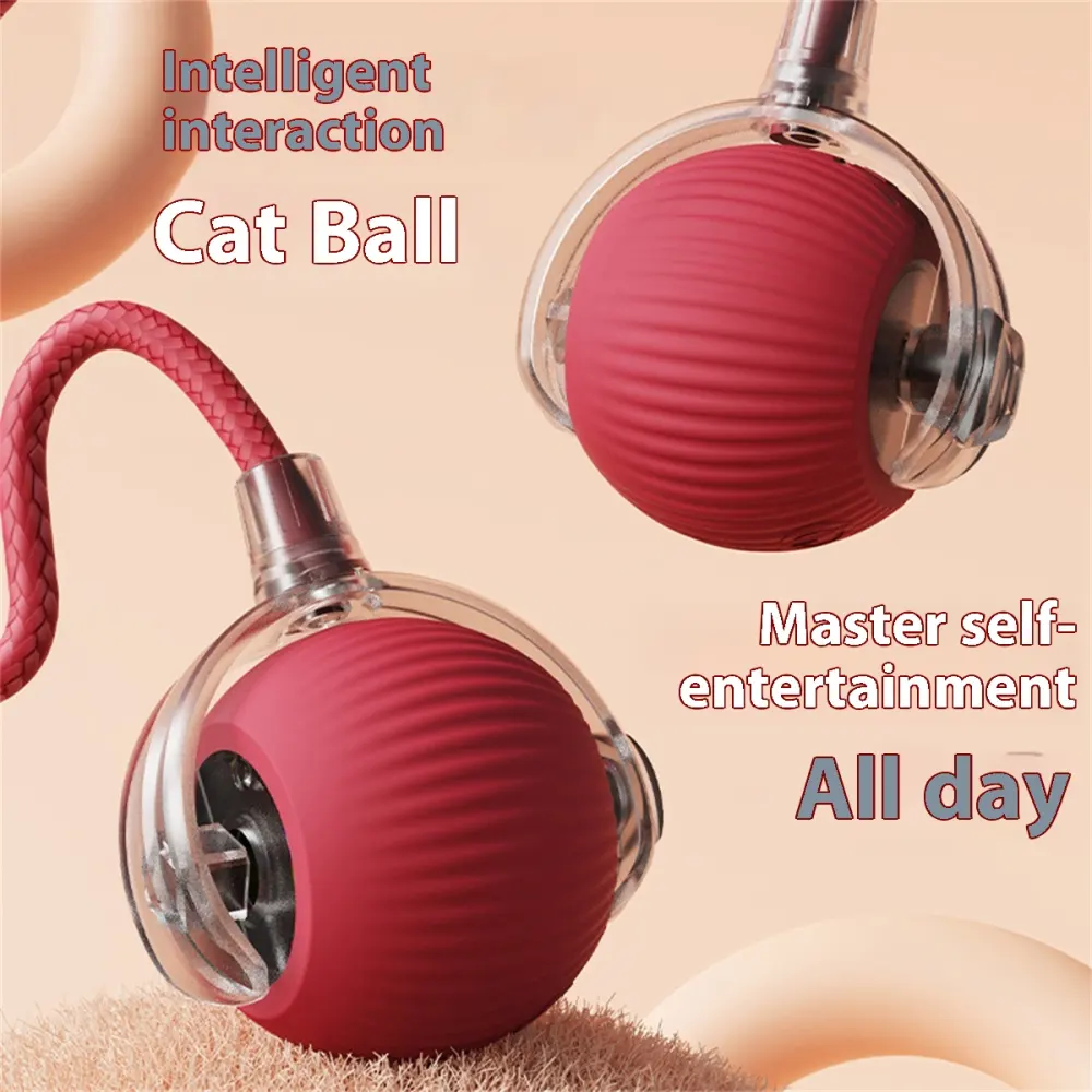 Electric Cat Toy Automatic Cat Ball Self-entertainment Rolling