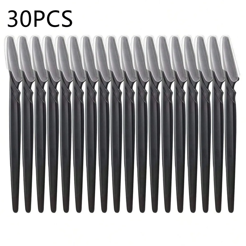 Women's Convenient Portable Black Eyebrow Pencil Suit Scratch-resistant Pogonotomy Trimming - 30Pcs