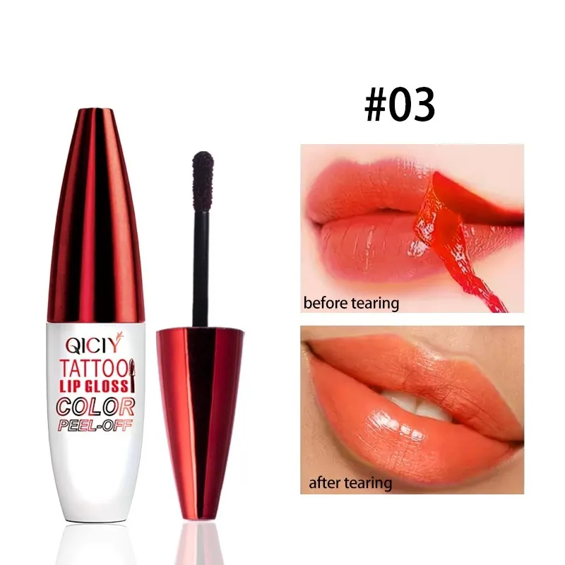 Tear And Pull Easy To Colour Nourishing Long-lasting Longlasting Lip Gloss - Style3