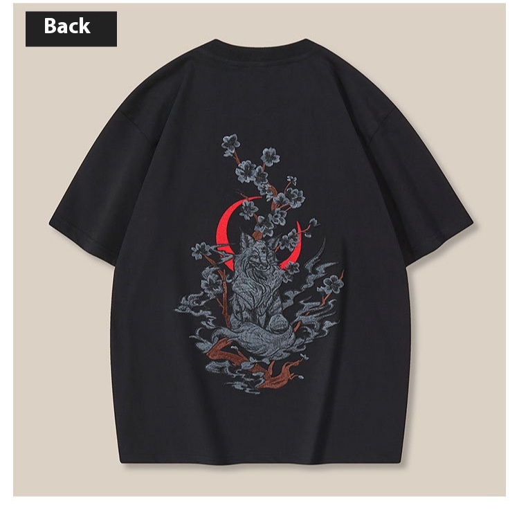 Short Sleeve T-shirt Cotton National Heavy Industry Casual Half