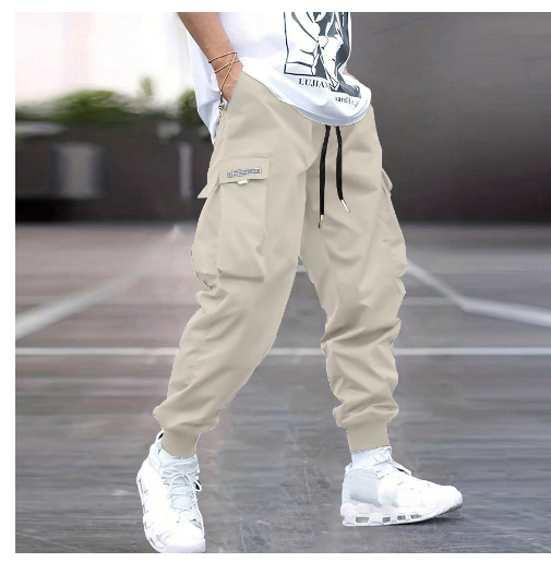 Oversized Cargo Multi-pocket Men's Casual Pants - Picture 13 of 21