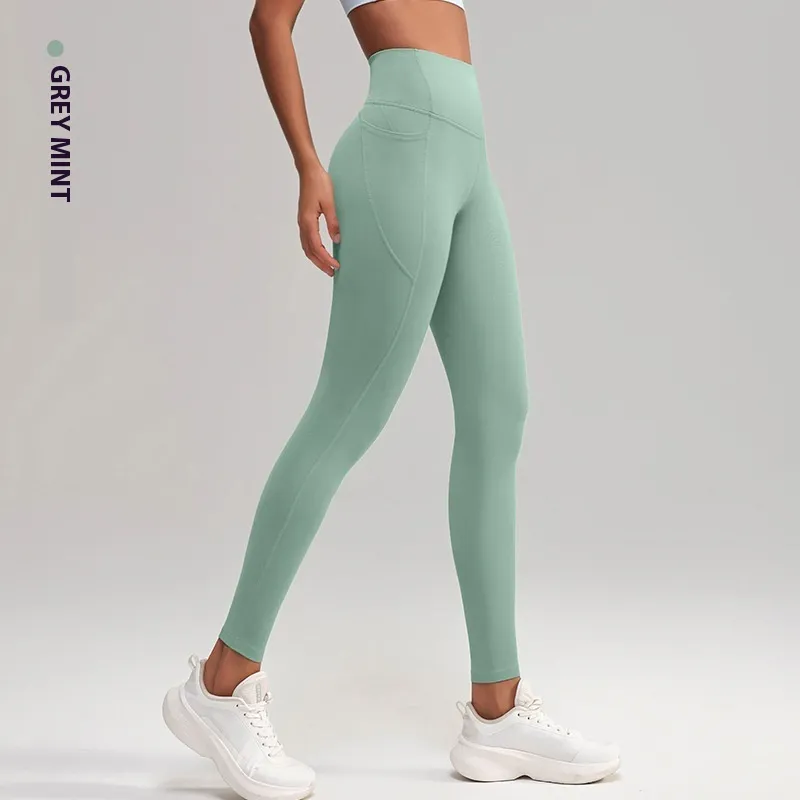 Medium Tenacity Sports High Waist Nude Feel Yoga Pants Women - Mint