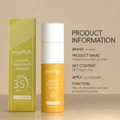 Sunscreen Dry Chemical Control Oil Spray Powder - 20G - View 1