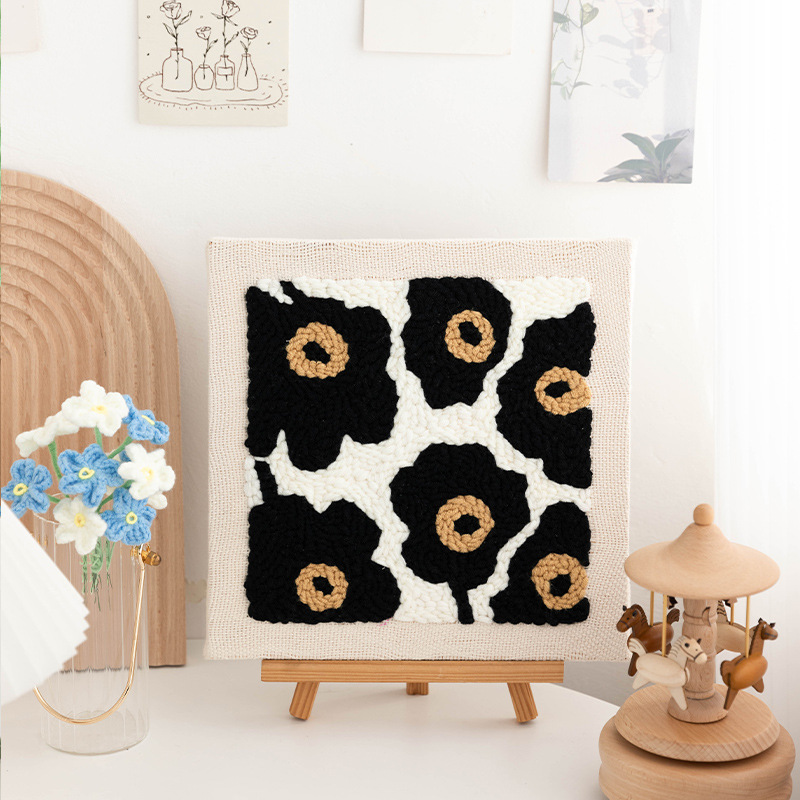 Handmade DIY Russian Wool Poke Embroidery Material Package — image 1