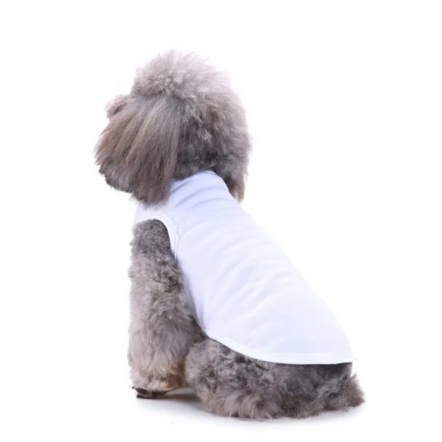 Small Dog Springsummer Thin Pullover Hooded T shirt White Vest - Shop at LoveMi