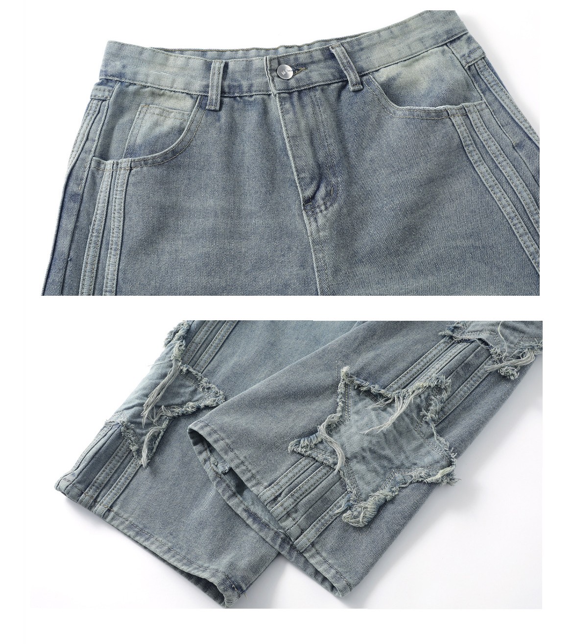 Loose Drooping Tide Brand Wide Leg Mop Pants
