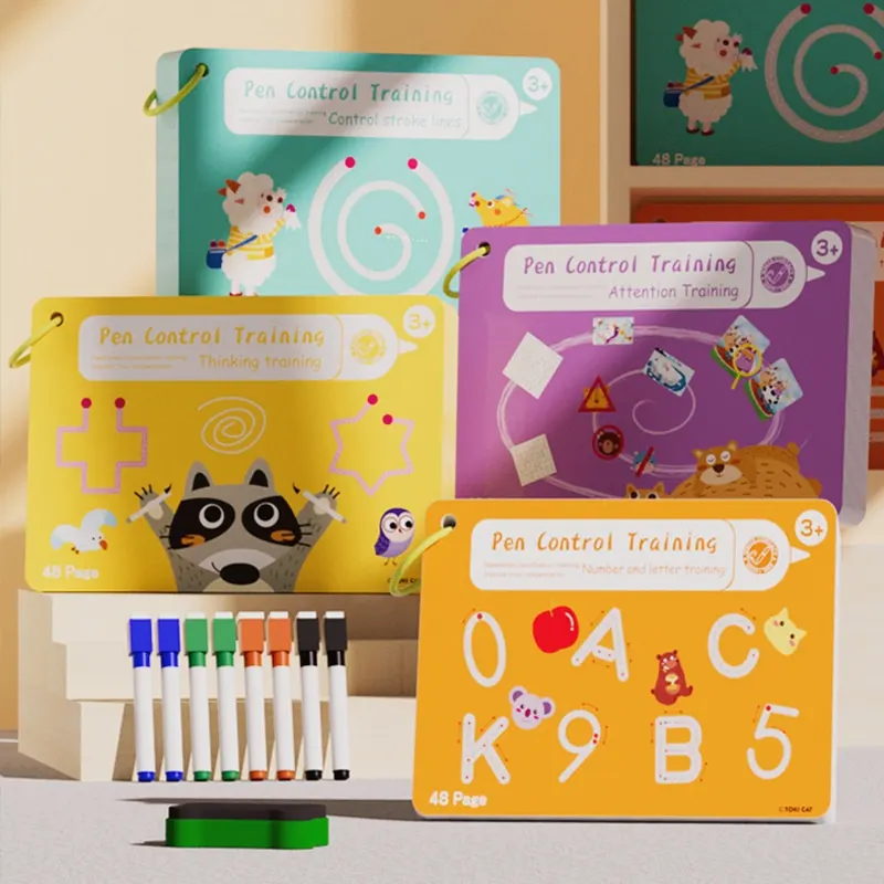 Pen Control Training Kindergarten Children Erasable Early Education Introduction