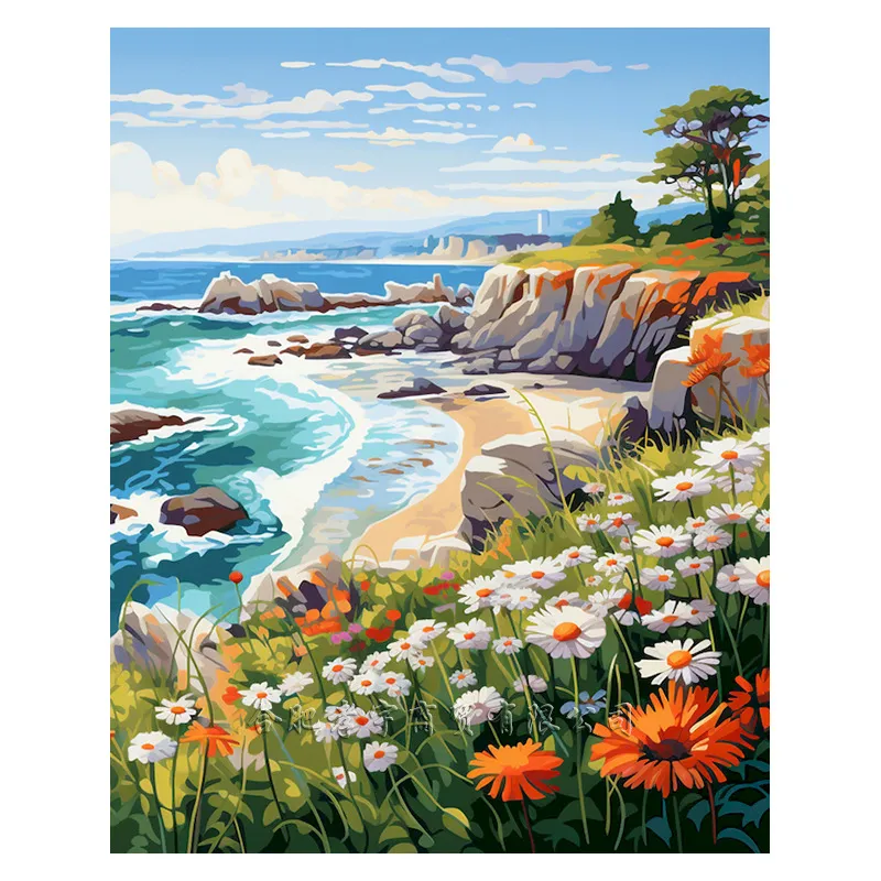 Diamond Beautiful Landscape DIY Handmade Living Room Entrance Decorative Painting - Kn4165
