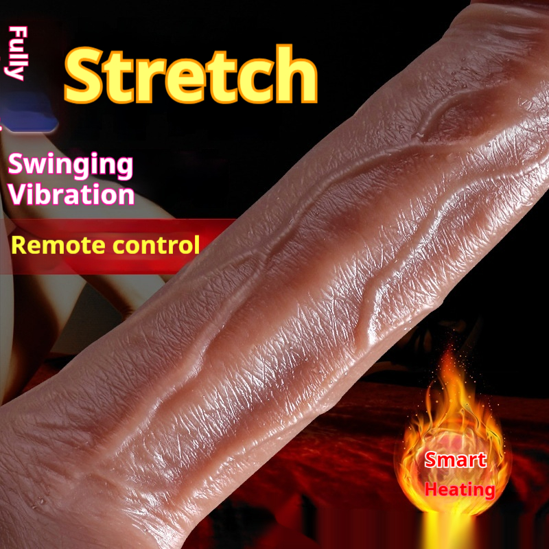 Full-automatic Retractable Vibrator Masturbation Device Women's Toy 4