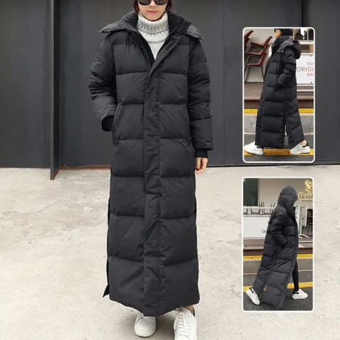 Winter Long Coat Warm Hooded Thickened Parka Jackaet