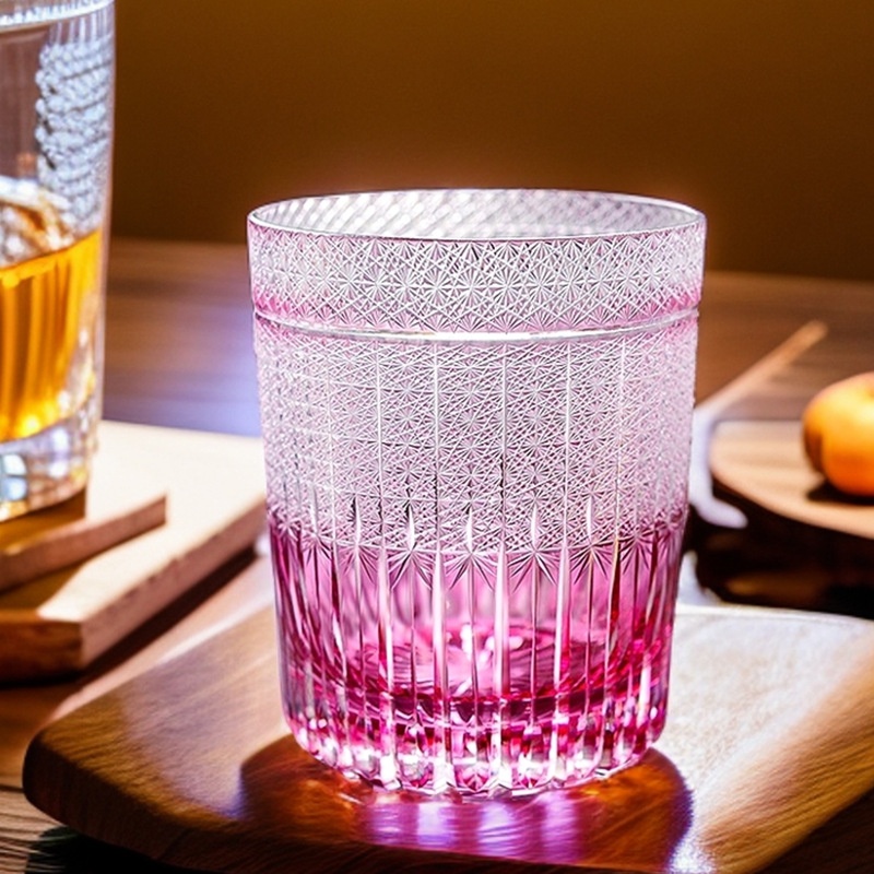 High Appearance Level Hand Carved Crystal Glass