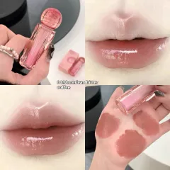 Light Bare Permeable Light Lip Lacquer Mirror Moisturizing Lip Gloss - 04 American Bitter Coffee - View 1