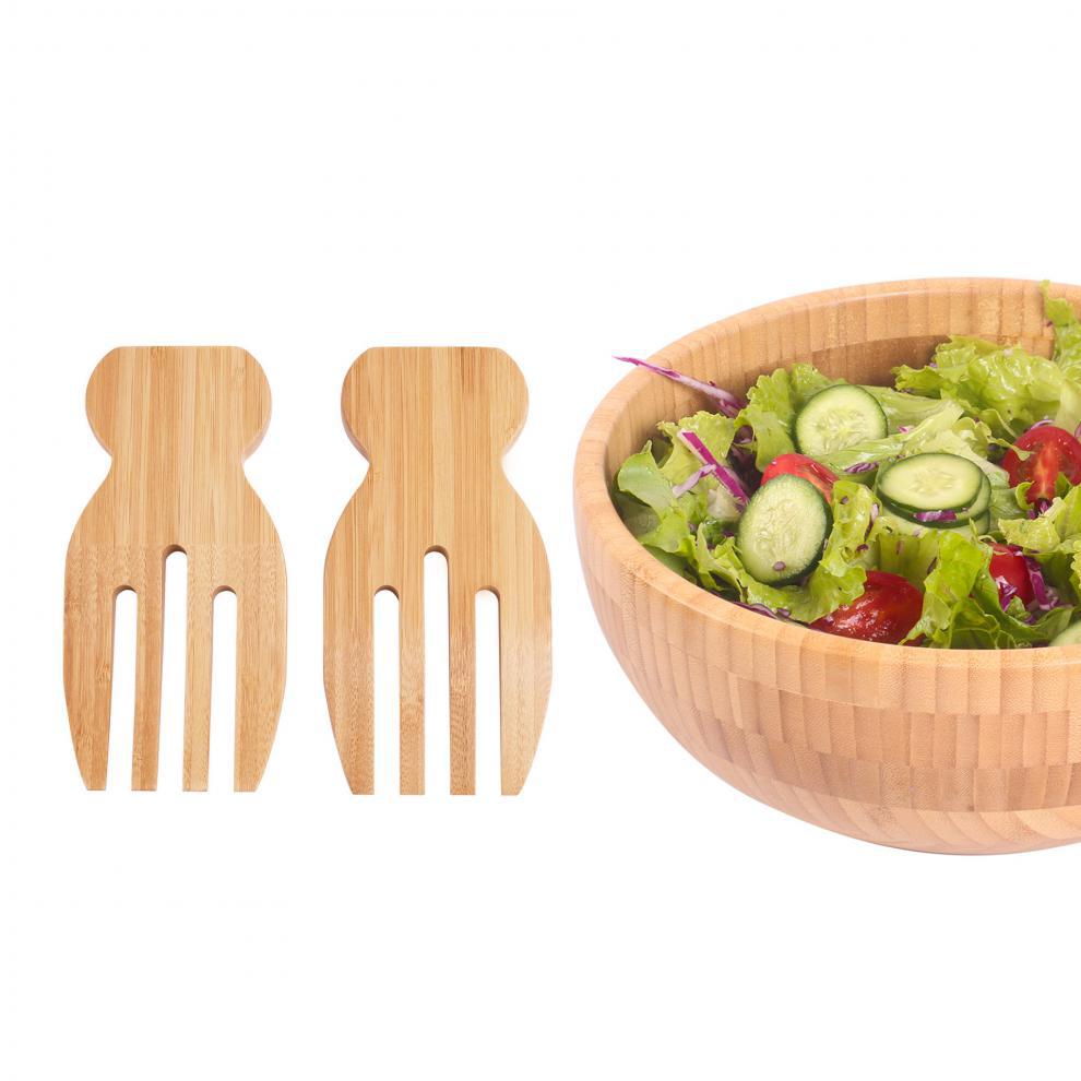 Modern Minimalist Bamboo Salad Blender Tools