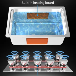 Household Minimalist Heating Ultrasonic Cleaning Machine