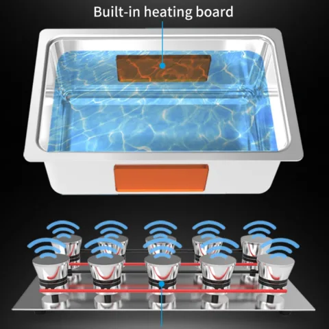 Household Minimalist Heating Ultrasonic Cleaning Machine