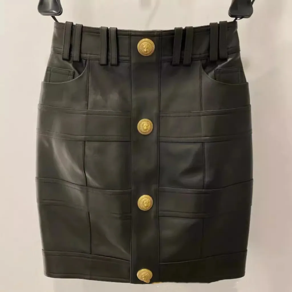 New High-grade Go-getter Girl Style Temperament Two-piece Overskirt Suit - Skirt
