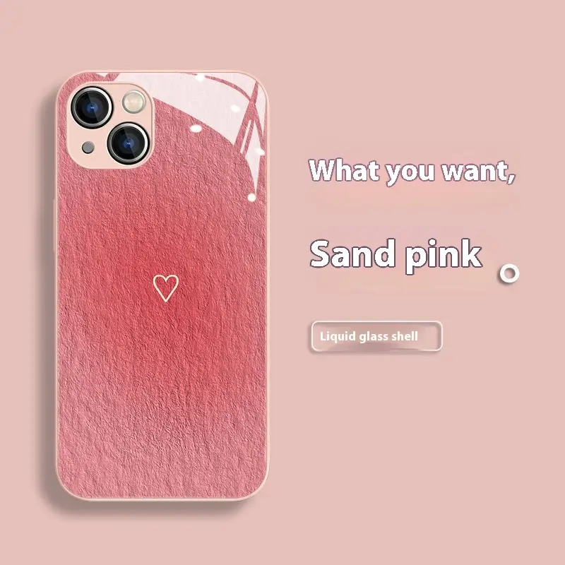 Simple Oil Painting Love Suitable For Phone Case