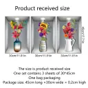 Wall Sticker 3D Vase Plant Sticker Decoration view 8