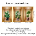 Wall Sticker 3D Vase Plant Sticker Decoration view 7
