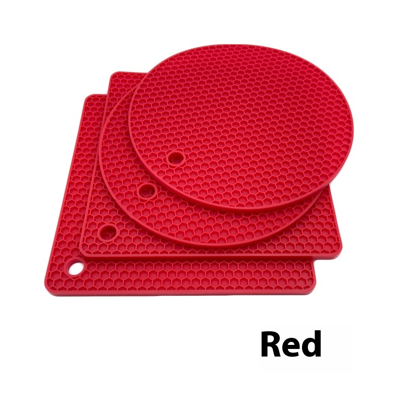 Silicone Bowl Pad Placemat Table Mat Potholder Honeycomb Mat