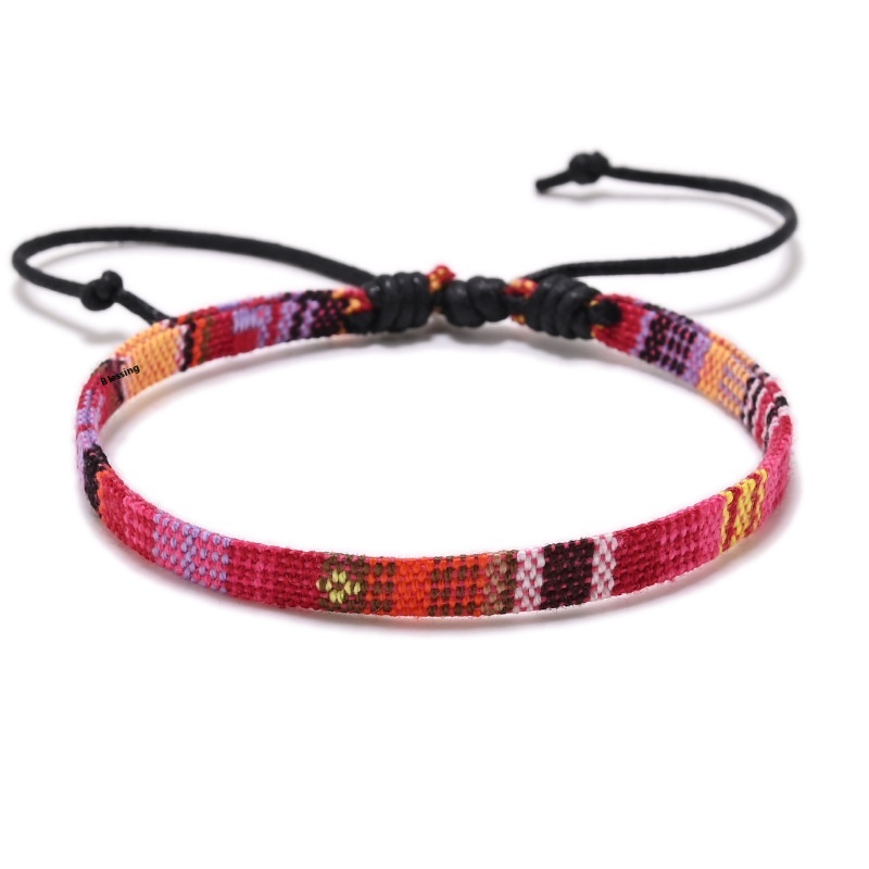 Rainbow Color Ethnic Style Bracelet Anklet Accessories