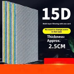 Fish Tank Filter Cotton Special Filter Super Water Purification Biochemical Sponge Purification Thickening Filtration - 20X30Cm - View 1