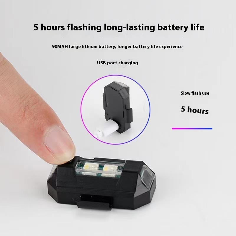 Motorcycle UAV Pilot Modified General Wireless 7-color Warning Light