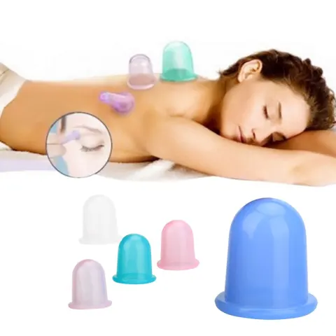 Silicone Cupping Health Care Tank Vacuum Meridian Transparent Medium