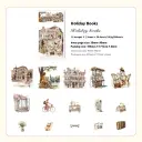 Retro Stickers Life Landscape Series Journal Decoration view 3