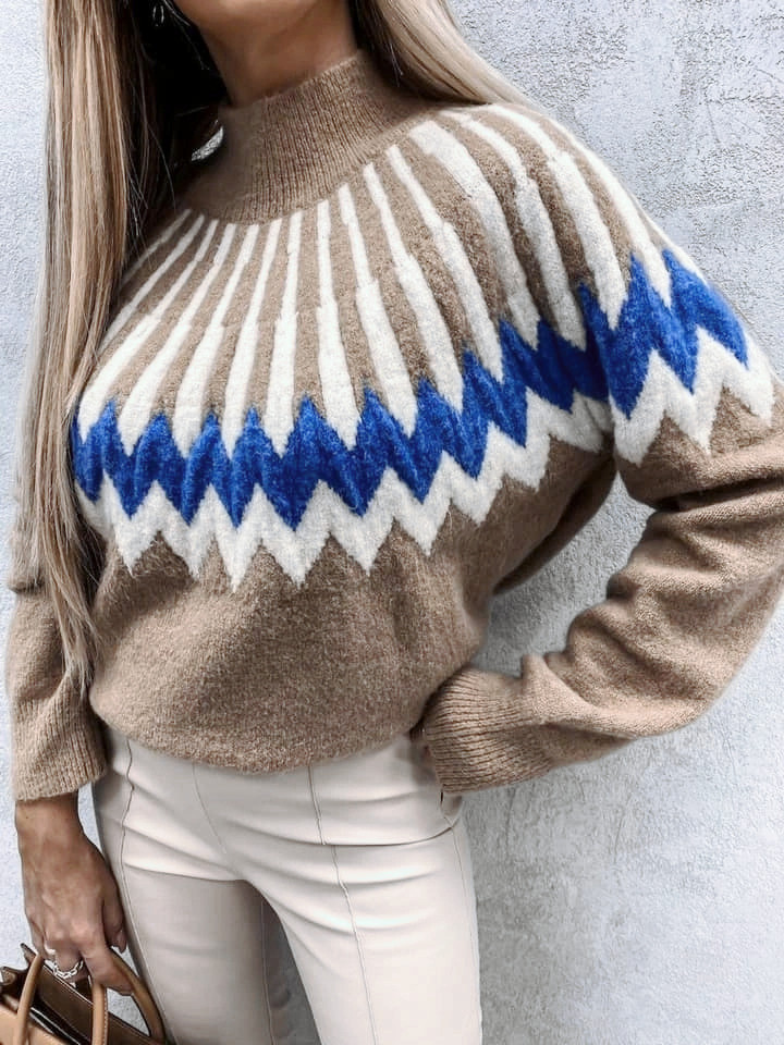 Long Sleeve Loose Casual Knit Sweater