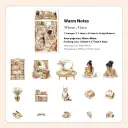 Retro Stickers Life Landscape Series Journal Decoration view 7