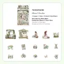 Retro Stickers Life Landscape Series Journal Decoration view 11
