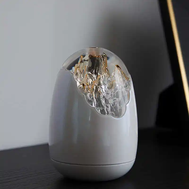 Egg-shaped Crystal Texture Cute Atmosphere Table Lamp