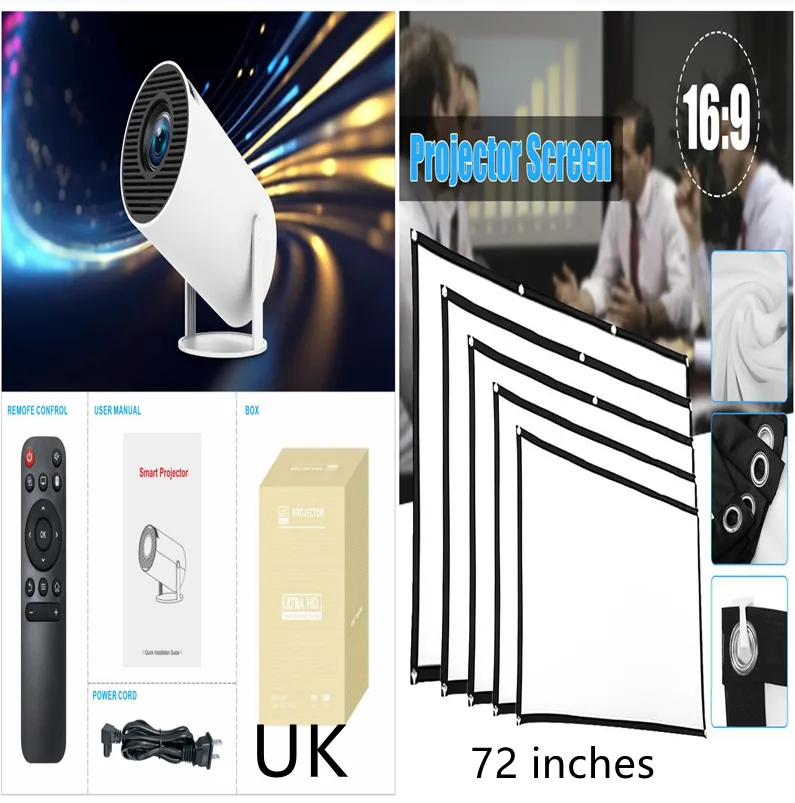 HY300 Pro Projector Home Theater Entertainment Portable