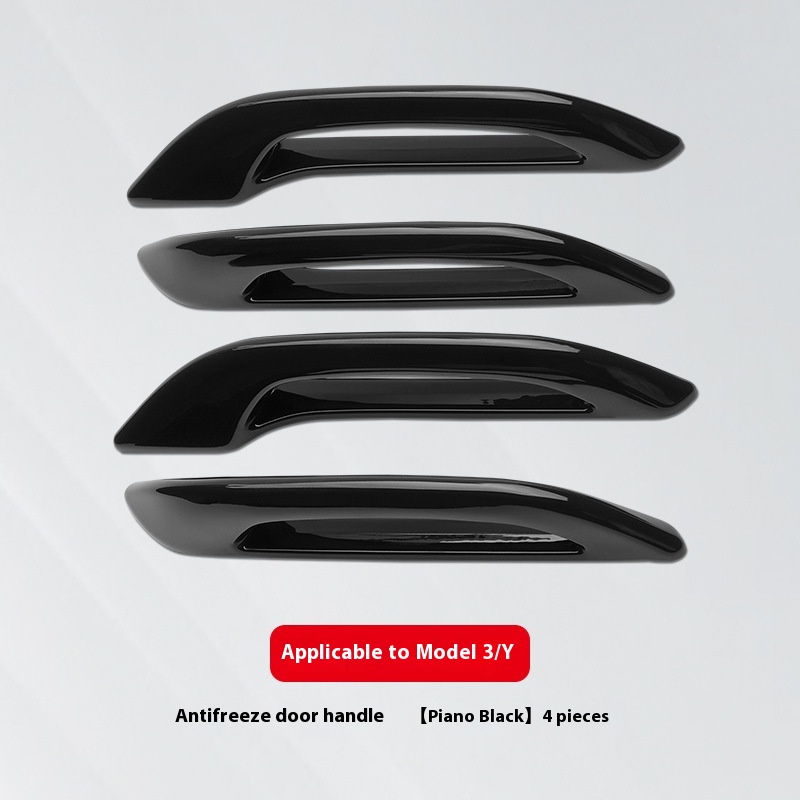 Tesla Carbon Fiber Pattern Door Handle - Image 7