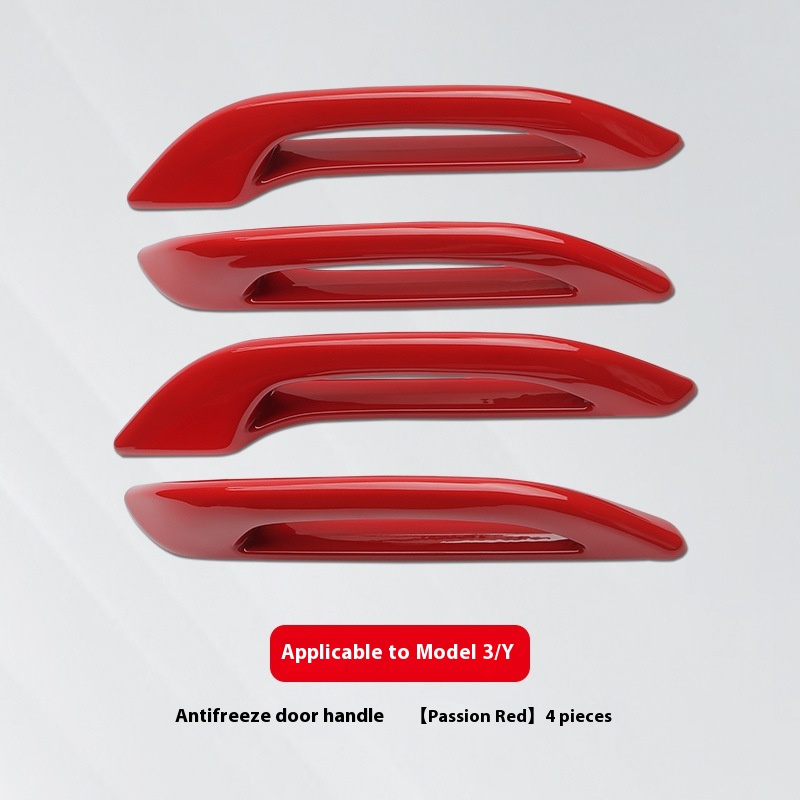 Tesla Carbon Fiber Pattern Door Handle - Image 5