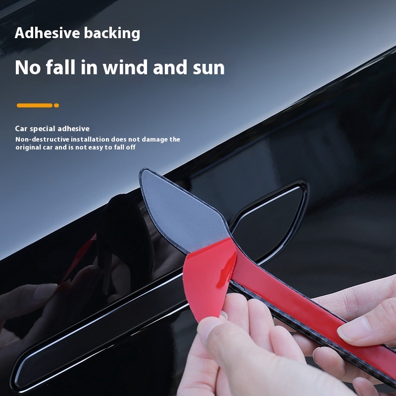 Tesla Carbon Fiber Pattern Door Handle - Image 6