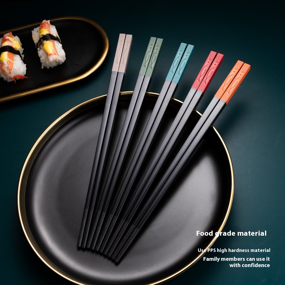 Antibacterial Alloy Chopsticks Non-mildew High-end