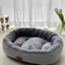 Pet Round Nest Thickened Gray