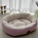Pet Round Nest Thickened Pink