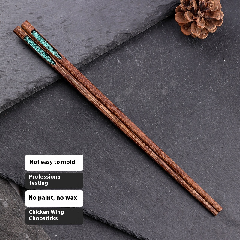 Retro Good-looking Chicken Wings Wooden Chopsticks