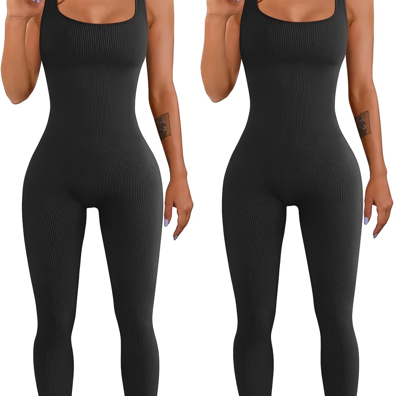 Women's Suspender Tank Top Tights - Picture 20 of 41