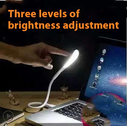 USB Notebook Small Night Lamp Touch Three-speed Dimming