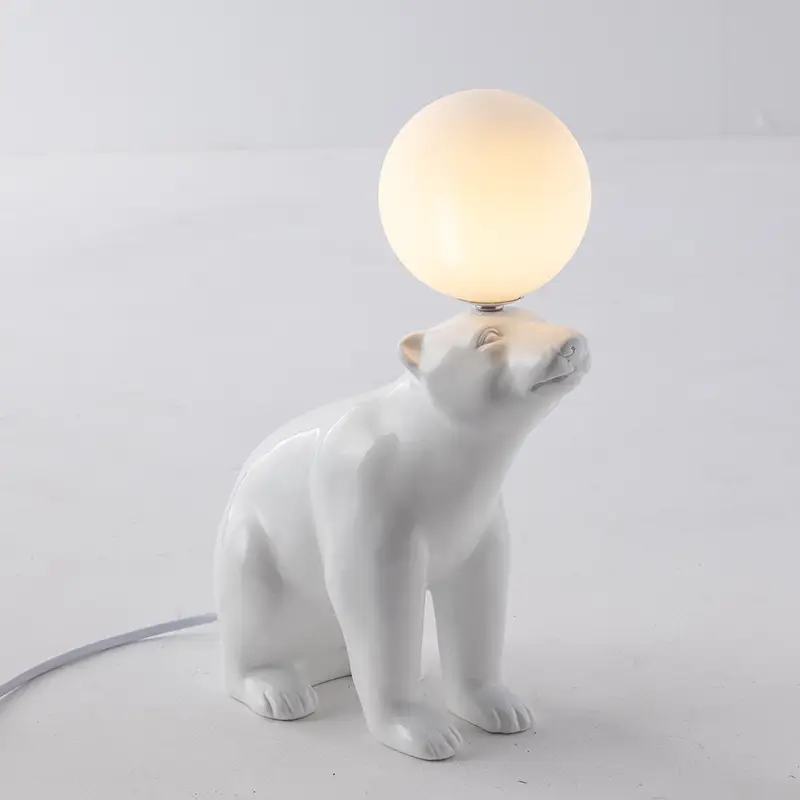 Modern Simple Personality Bear Table Lamp