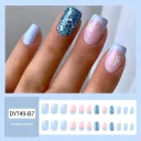 Blue And White Snowflake A