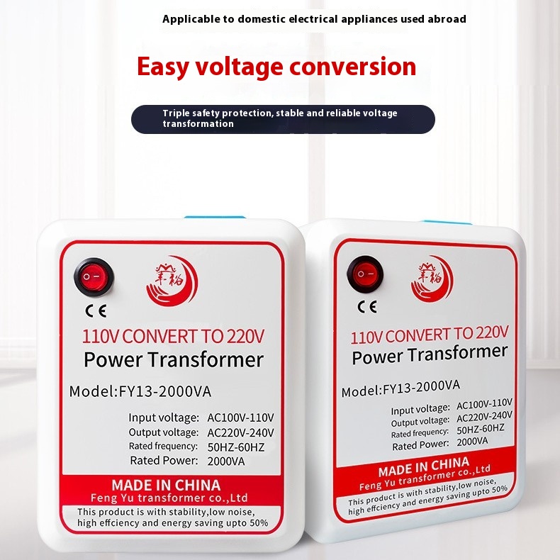 Ring 110V To 220V Transformer 2000VA